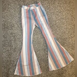 Altar'd State Multicolor Striped Pants